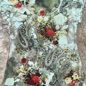 Floral Paisley Women's Blouse